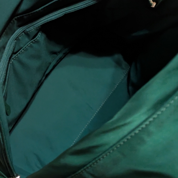 Kate Spade Nylon Bookbag - Green - Plus Bag Charm! - NWOT - Picture 7 of 7